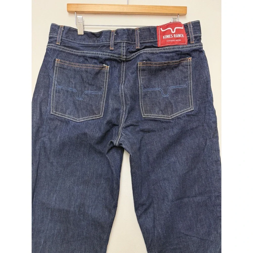 Kimes Ranch Men's Jeans Dillon 35x32 Mid Rise Relaxed Boot Cut Made in the USA - Picture 10 of 16